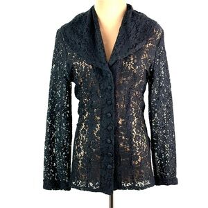 Vintage rare Vanda Mazzeo lace jacket